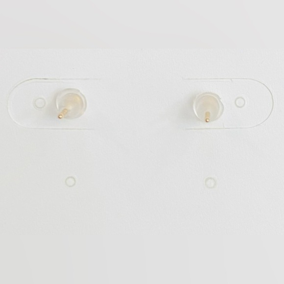 Drip Glazed Earrings - Green, Ivory, Gold - Picture 6 of 9